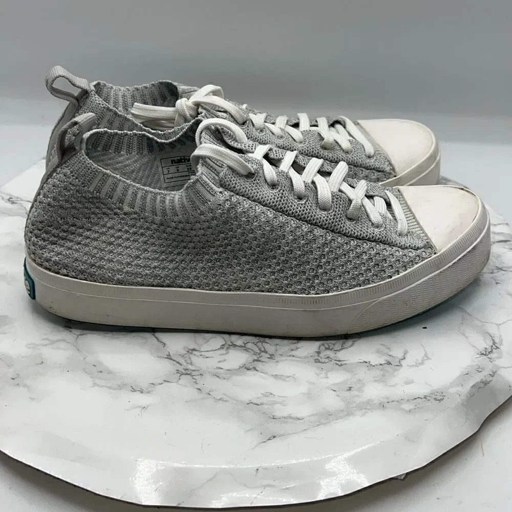 NATIVE Jefferson 2.0 LiteKnit Pigeon Grey Sneakers-7